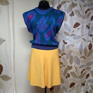 Vintage 80s short sleeve sweater